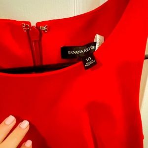 Banana Republic red sheath dress size 10